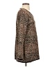 misook 100% Acrylic Animal Print Black Brown Pullover Sweater Size S - photo 4