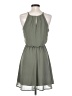 Blue Rain 100% Polyester Solid Gray Casual Dress Size XS - photo 2