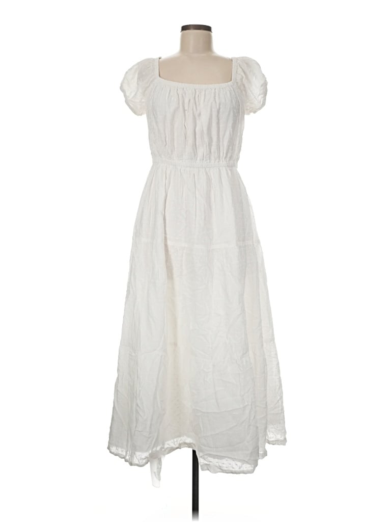 Pre-owned Able Casual Dress In White