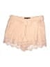 Torrid 100% Polyester Tan Shorts Size 1X Plus (1) - photo 1