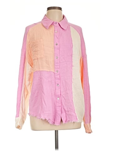 New In Long Sleeve Button-Down Shirt (view 1)