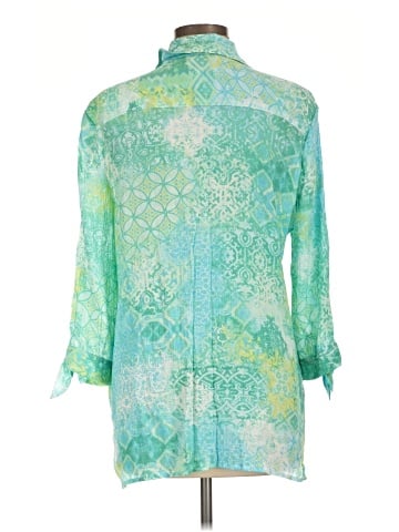 Ruby Rd. 3/4 Sleeve Button-Down Shirt (view 2)