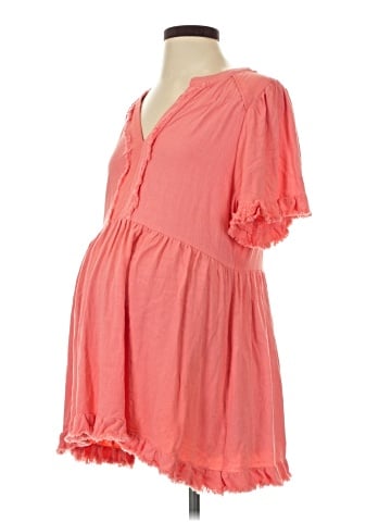 Umgee Short Sleeve Blouse (view 1)