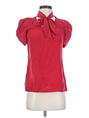 Club Monaco Short Sleeve Silk Top (view 1)