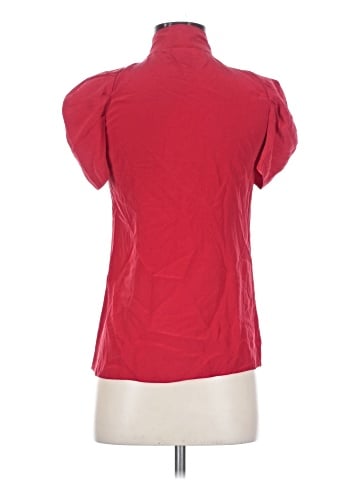 Club Monaco Short Sleeve Silk Top (view 2)