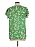 DR2 100% Polyester Green Short Sleeve Blouse Size L - photo 2