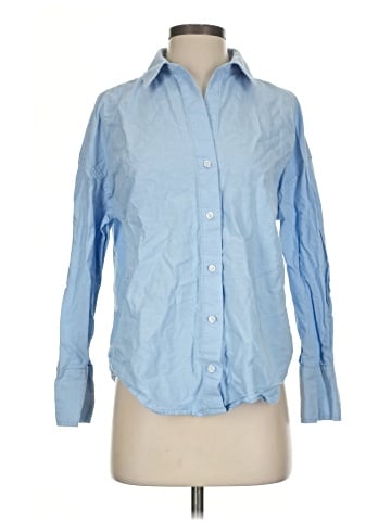 Zara Long Sleeve Button-Down Shirt (view 1)