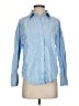 Zara Blue Long Sleeve Button-Down Shirt Size XS - photo 1