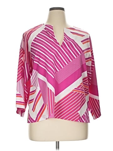 Natori 3/4 Sleeve Blouse (view 1)