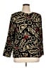 Koret Black Gold Long Sleeve Blouse Size 14 - photo 1