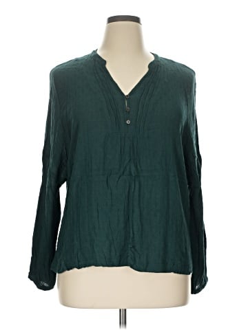 Eyeshadow Long Sleeve Blouse (view 1)