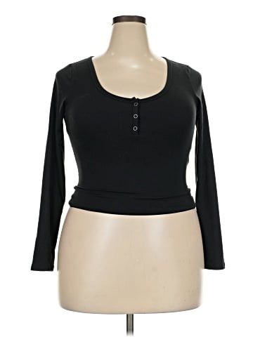 Hollister Long Sleeve Henley (view 1)