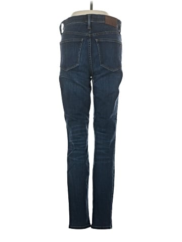 Madewell 9" Mid-Rise Skinny Jeans in Larkspur Wash: TENCEL&trade; Denim Edition (view 2)