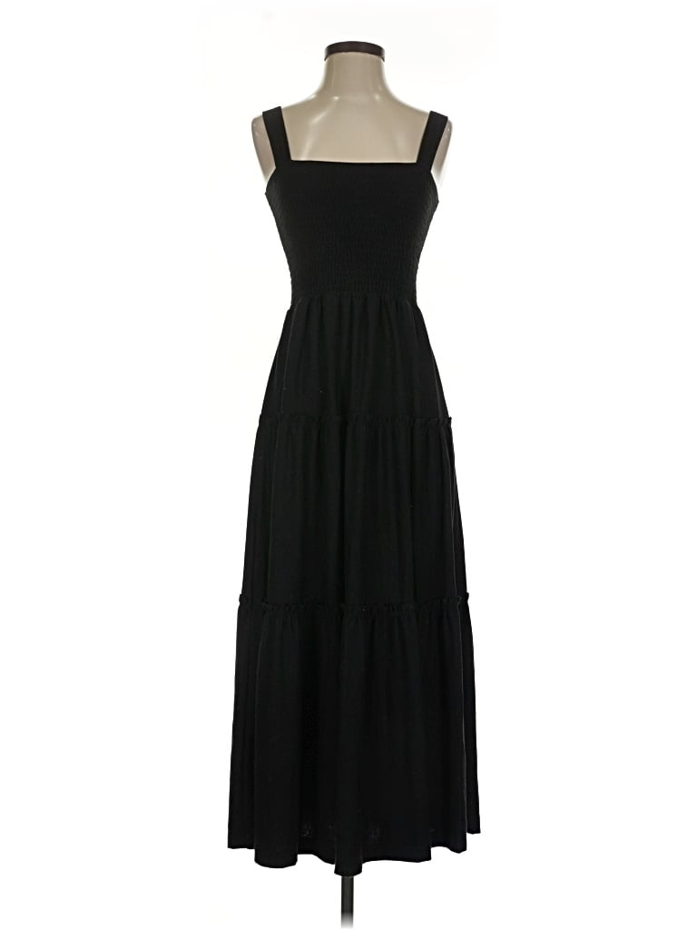 Pre-owned Zenana Casual Dress In Black