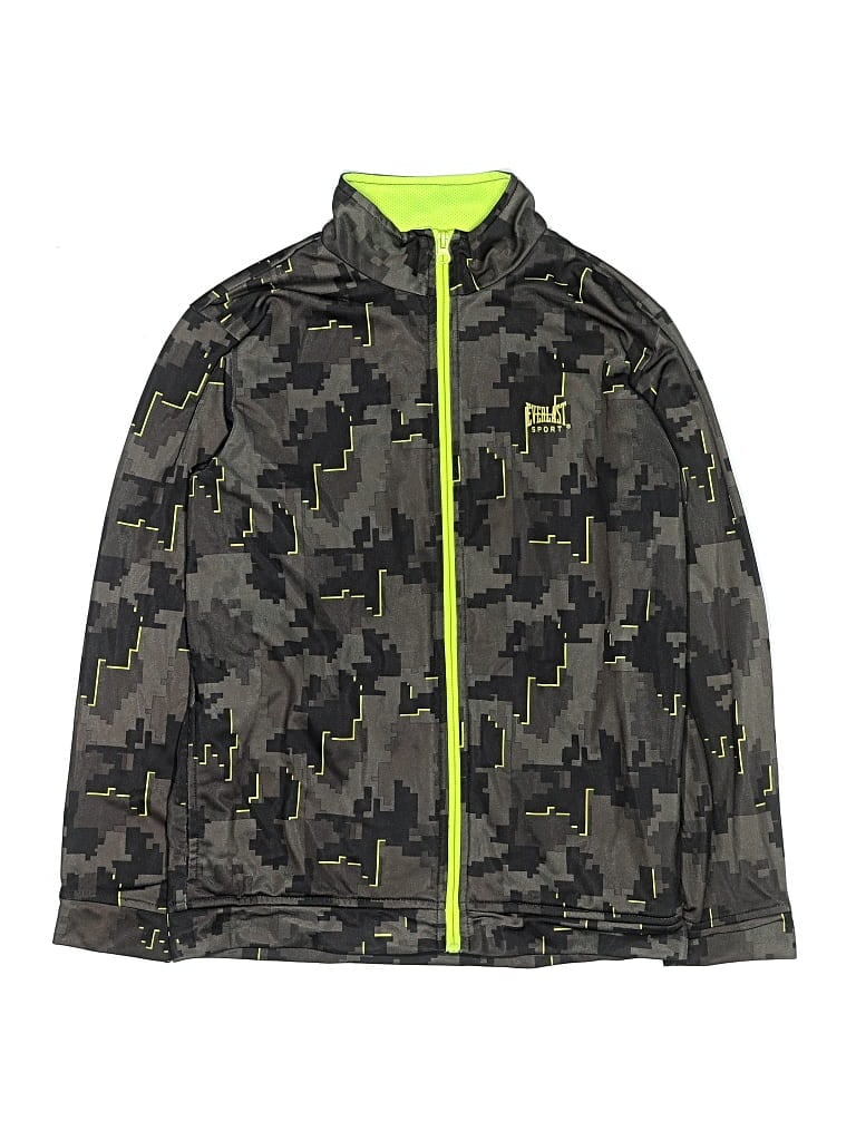 Pre-owned Everlast Kids' Windbreaker Jacket In Green