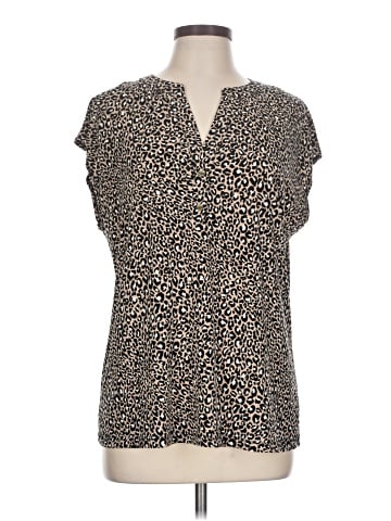 Anne Klein Short Sleeve Blouse (view 1)