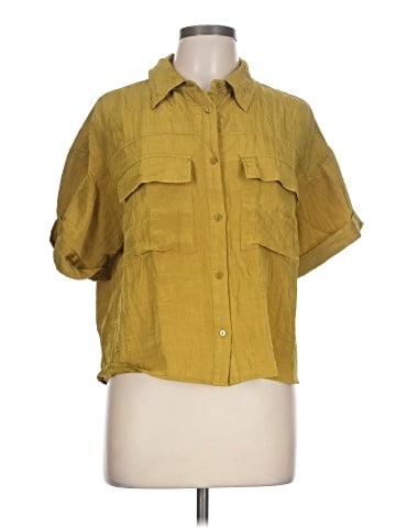 a.n.a. A New Approach 3/4 Sleeve Blouse (view 1)