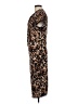 Venus Animal Print Brown Cocktail Dress Size M - photo 5