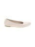 Old Navy Metallic Ivory Flats Size 8 - photo 1