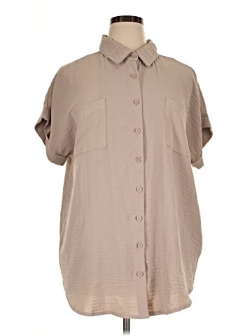 Zenana Short Sleeve Blouse (view 1)