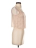 Soprano 100% Polyester Tan Sleeveless Blouse Size S - photo 4
