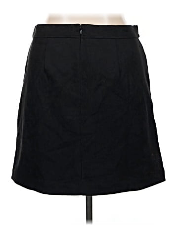 Ann Taylor LOFT Outlet Faux Leather Skirt (view 2)