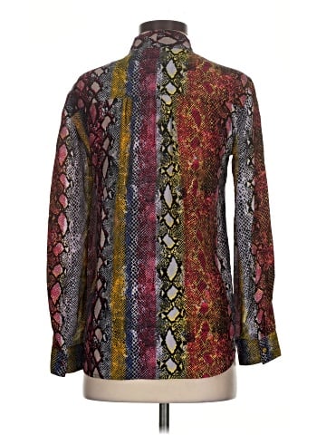 Ella Moss Long Sleeve Silk Top (view 2)