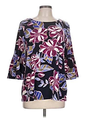 Ellen Tracy 3/4 Sleeve Blouse (view 1)