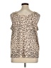 TU 100% Cotton Tan Sleeveless Top Size XL - photo 2
