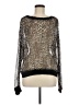 Worth New York 100% Polyester Silver Long Sleeve Blouse Size M - photo 1