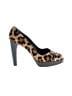 Stuart Weitzman Animal Print Brown Heels Size 8 1/2 - photo 1