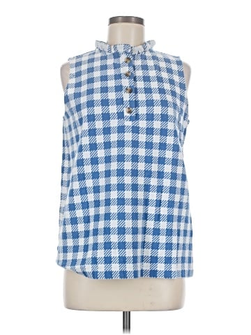 Ann Taylor Sleeveless Button-Down Shirt (view 1)
