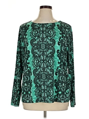 Bob Mackie Long Sleeve Blouse (view 1)