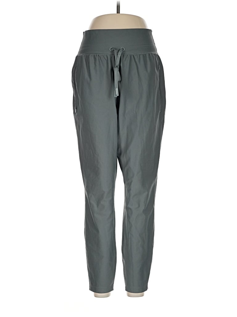 Pre-owned Active Casual Pants In Gray