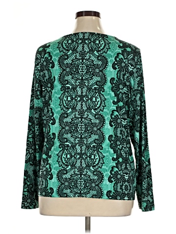 Bob Mackie Long Sleeve Blouse (view 2)