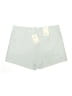 Free Assembly 100% Cotton Stripes Green Shorts Size 14 - photo 2