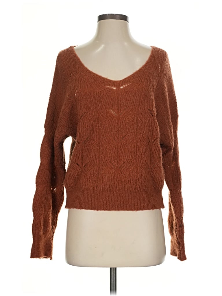 Pre-owned Frnch Pullover Sweater In Brown