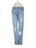 FRAME Denim Hearts Blue Jeans Size 25 waist - photo 1