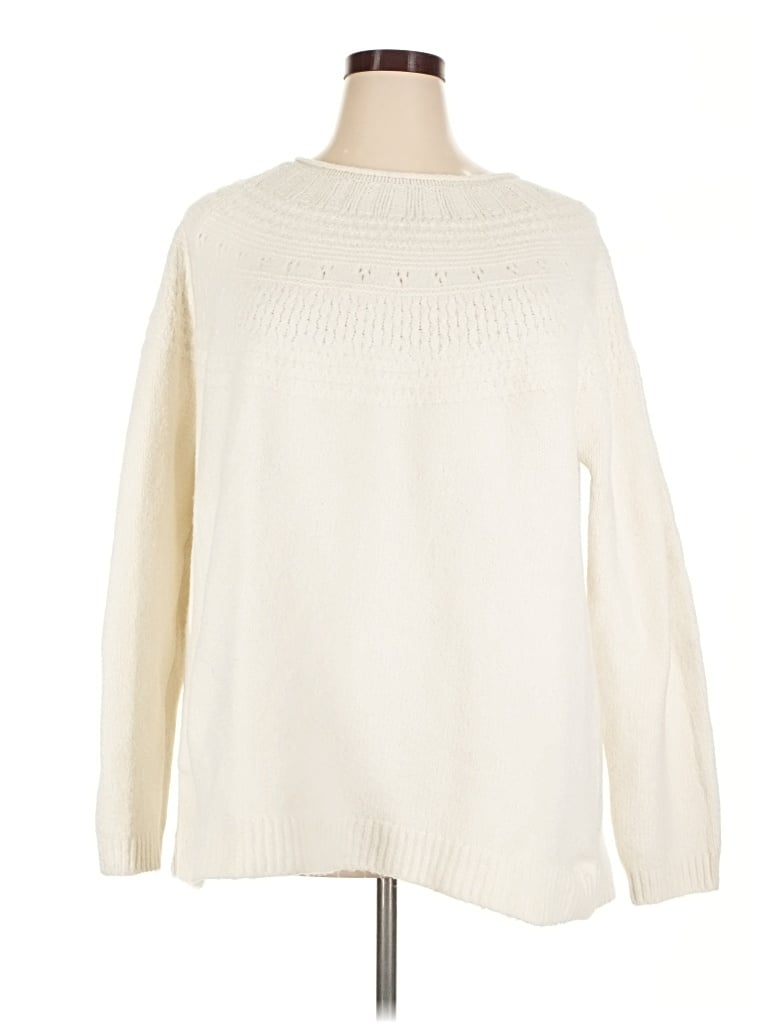 Pre-owned Caslon Pullover Sweater In Ivory