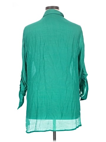 Indigo Rose 3/4 Sleeve Blouse (view 2)