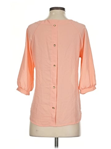 Pink Owl 3/4 Sleeve T-Shirt (view 2)