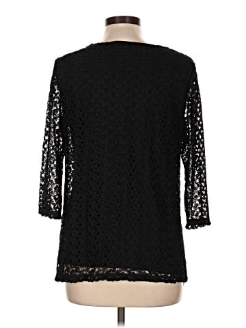 JM Collection 3/4 Sleeve Top (view 2)