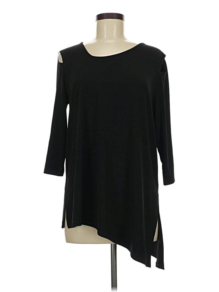 Pre-owned Grace 3/4 Sleeve T-shirt In Black