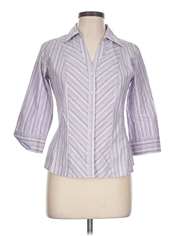 Style&Co 3/4 Sleeve Button-Down Shirt (view 1)