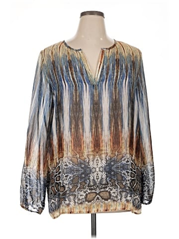 Karen Kane 3/4 Sleeve Blouse (view 1)