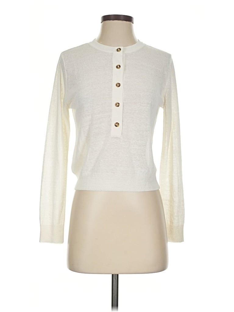Pre-owned Zara Cardigan Sweater In Ivory
