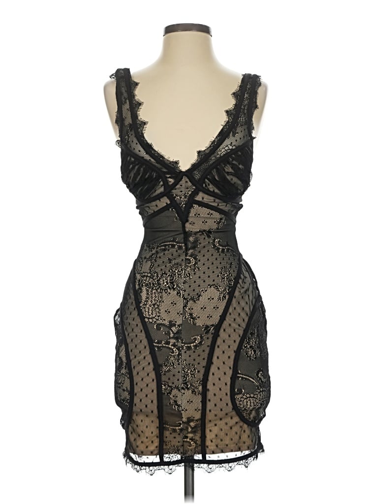 Pre-owned Bebe Cocktail Dress In Black