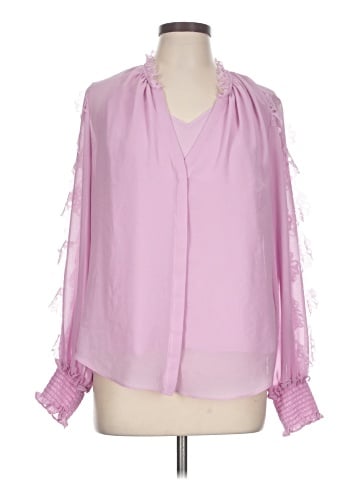 White House Black Market 3/4 Sleeve Blouse (view 1)