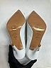 Michael Costello X Revolve 100% Leather White Heels Size 7 - photo 4
