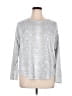 MTA Sport Silver Long Sleeve Top Size 1X - photo 1